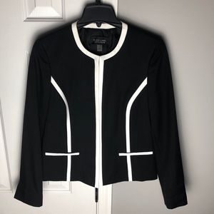Black Label by Evan-Picone Open Front Blazer